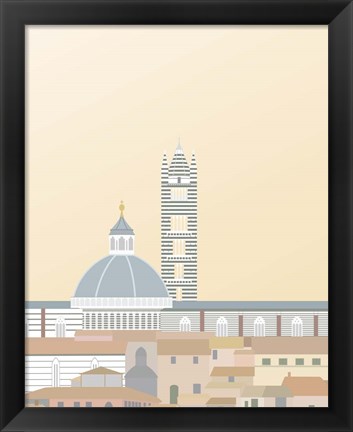 Framed Travel Europe--Duomo di Siena Print