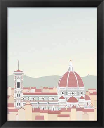 Framed Travel Europe--Firenze Print