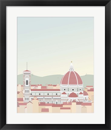 Framed Travel Europe--Firenze Print