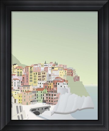 Framed Travel Europe--Manarola Print