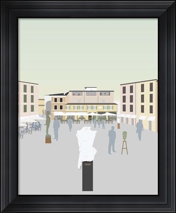Framed Travel Europe--Pietrasanta Print