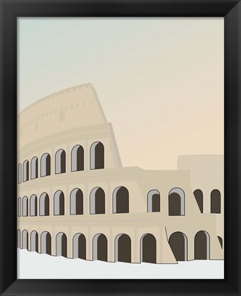 Framed Travel Europe--Rome Print