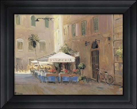 Framed Cafe Roma Print