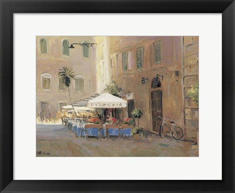 Framed Cafe Roma Print