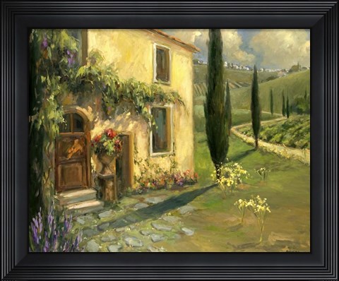 Framed Scenic Italy I Print