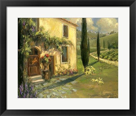 Framed Scenic Italy I Print