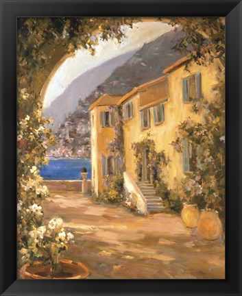 Framed Scenic Italy VIII Print