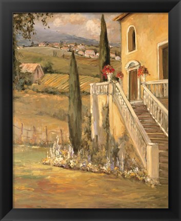 Framed Scenic Italy IX Print