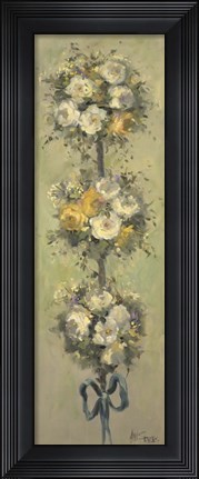 Framed 2-Up Topiary Bouquet II Print