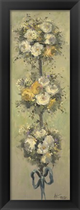 Framed 2-Up Topiary Bouquet II Print