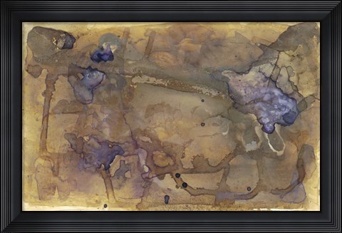Framed Violet Inclusion II Print