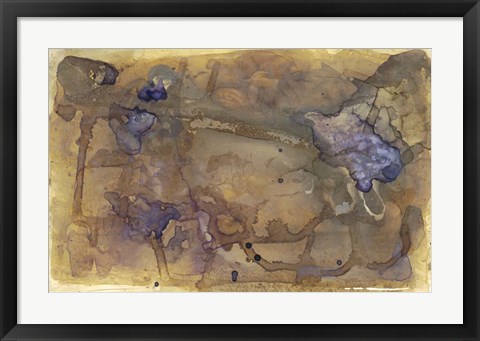 Framed Violet Inclusion II Print