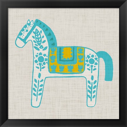 Framed Decorative Burro II Print