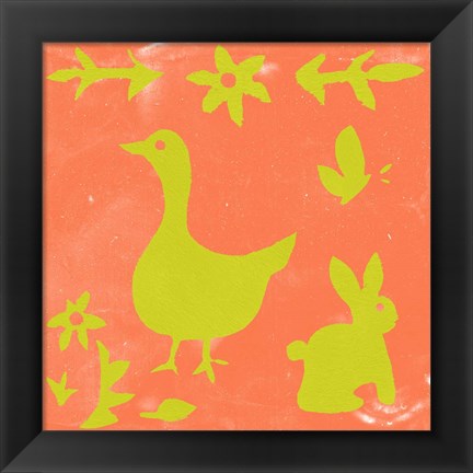 Framed Otomi Tile IV Print