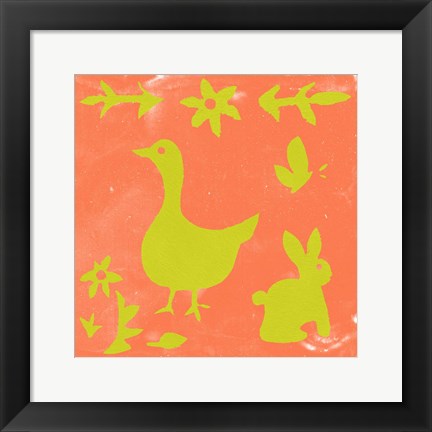 Framed Otomi Tile IV Print