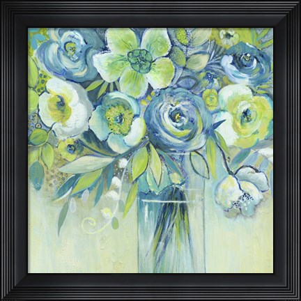 Framed Late Summer Blooms II Print