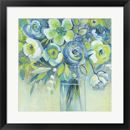 Framed Late Summer Blooms II Print