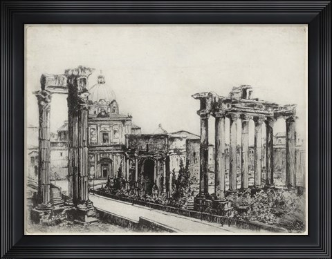 Framed Scenes in Roma Print
