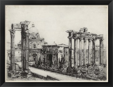 Framed Scenes in Roma Print
