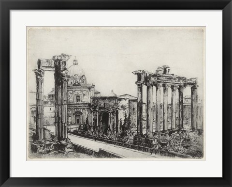 Framed Scenes in Roma Print