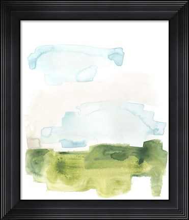 Framed Liquid Valley III Print