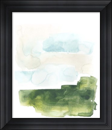 Framed Liquid Valley IV Print