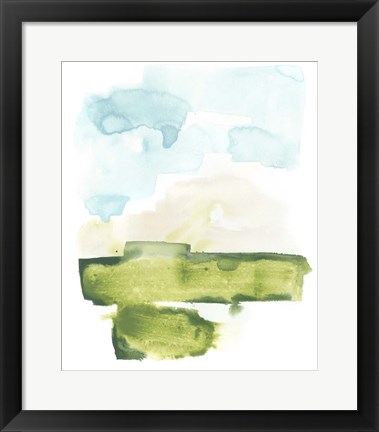 Framed Liquid Valley VII Print