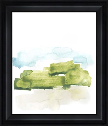 Framed Liquid Valley IX Print