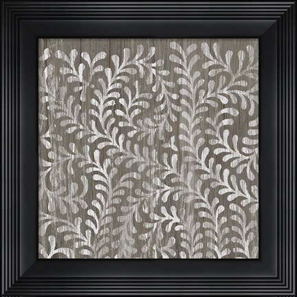Framed Weathered Wood Patterns III Print