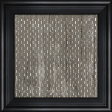 Framed Weathered Wood Patterns VIII Print