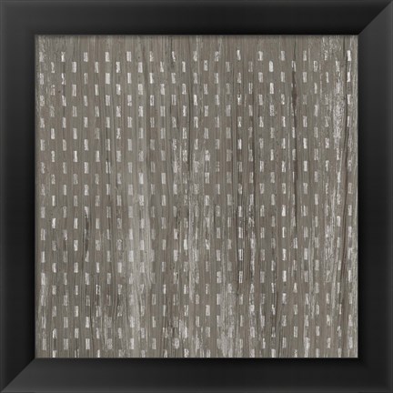 Framed Weathered Wood Patterns VIII Print