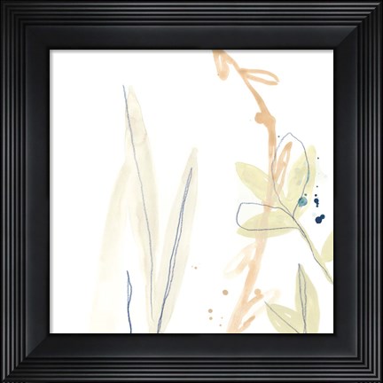 Framed Botany Gesture I Print
