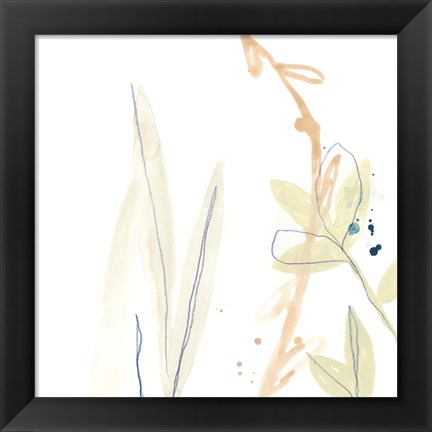Framed Botany Gesture I Print