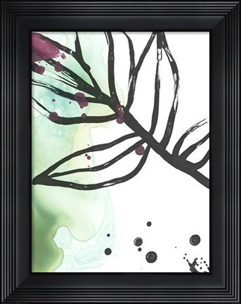 Framed Tropical Moderne I Print