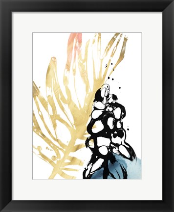 Framed Tropical Moderne II Print