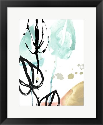 Framed Tropical Moderne VI Print