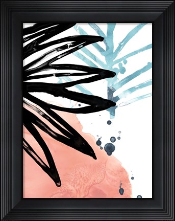 Framed Tropical Moderne VII Print