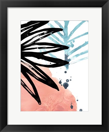 Framed Tropical Moderne VII Print