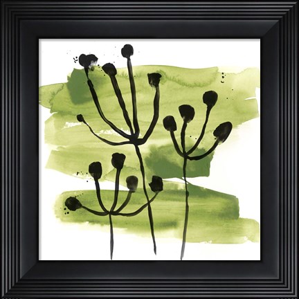 Framed Tropical Sumi-e VIII Print