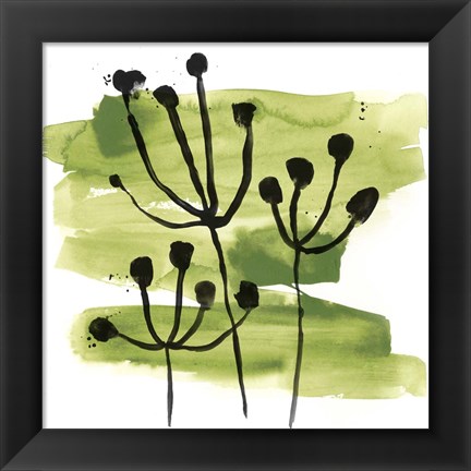 Framed Tropical Sumi-e VIII Print