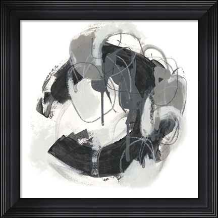 Framed Obsidian Arc I Print