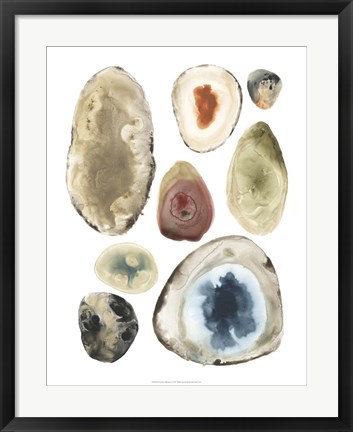 Framed Geode Collection I Print