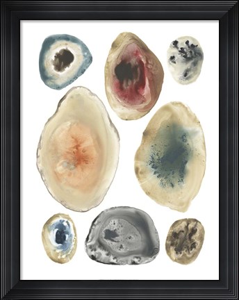 Framed Geode Collection III Print