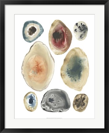 Framed Geode Collection III Print