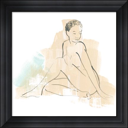Framed Colorblock Figure II Print
