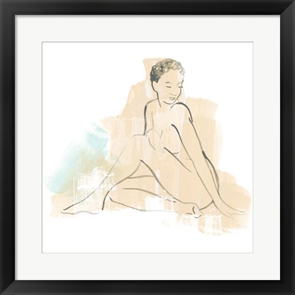 Framed Colorblock Figure II Print