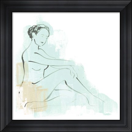 Framed Colorblock Figure III Print