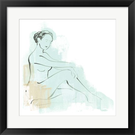 Framed Colorblock Figure III Print