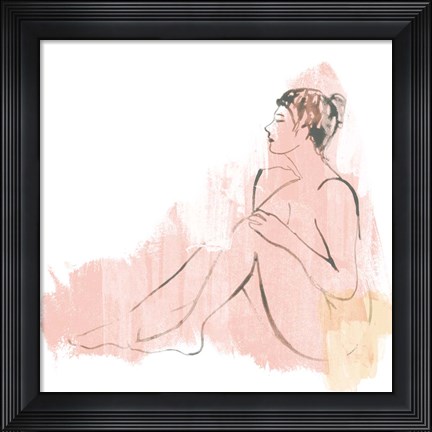 Framed Colorblock Figure IV Print