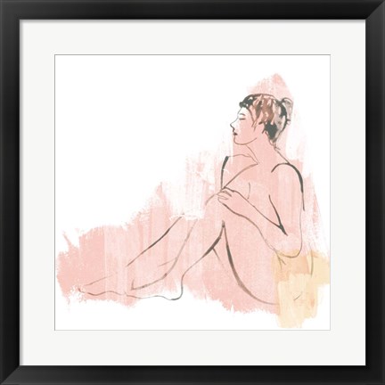 Framed Colorblock Figure IV Print